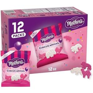 Mother's Cookies, Circus Animal, Caddy, 12 Ct. (Pack of 4), Best By: 03 Sep 2025