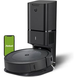 iRobot Roomba i4+ EVO Self Emptying Robot Vacuum - Empties Itself for up to 60 Days, Clean by Room with Smart Mapping, Compatible with Alexa, Ideal for Pet Hair, Carpets