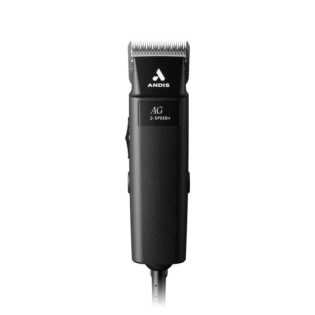 Andis 12845 Ultra-Light 2-Speed Professional-Grade Detachable Blade Clipper, Animal/Dog Grooming, for All Coats & Breeds, AG, Black (#10)