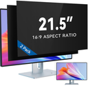 IPROKKO 21.5 Inch Computer Privacy Screen Filter for 16:9 Widescreen Monitor, Removable 21.5inch Anti Blue Light Glare Privacy Shield, Anti Spy Security Protector for Hp Dell Asus Acer Samsung