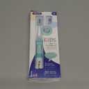 SEAGO Kids Electric Toothbrush with 2 Mins Brushing Timer and 4 Replacement Bursh Heads, Rainbow LED Light Make Brushing Fun, Blue Color Boys Battery Powerd Toothbrush for 4-12 Years OldSG-977