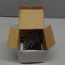 GAsupply 20pcs 1/2-20 Spike Lug Nuts Chrome, 1/2 x 20 Locking Spiked Lug Nut Spline 4.4" 112mm Tall, Closed End Bulge Acorn 60 Degree Cone/Conical Seat (Silver)