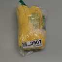 JAUXIO Faux Fur Fluffy Body Pillow Cover Luxury Striped Plush Decorative Body Pillowcase, Ultra Soft and Cozy Zipper Closure 21 x 54 Inches, Yellow