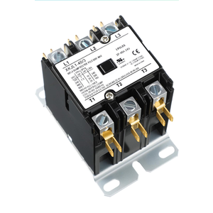 BOJACK 3 Poles FLA 40 Amp Coil 120 VAC Air Conditioner Condenser Compressor Contactor AC Definite Purpose Contactor (Pack of 1) BOJACK 3 Poles FLA 40 Amp Coil 120 VAC Air Conditioner Condenser Compressor Contactor AC Definite Purpose Contactor (Pack of 1)