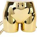 Mini Evening Bag for Women Fashion Handbag Satchel Purse Shoulder Bag Crossbody Purse (Golden Hip)