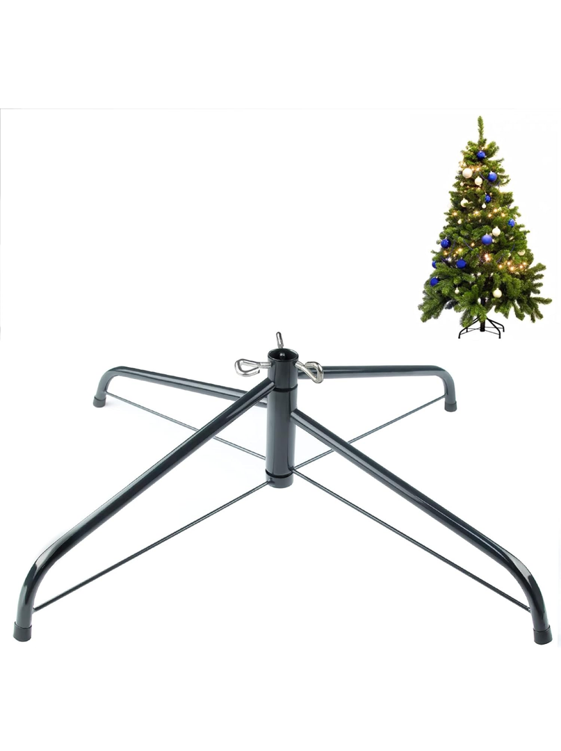 MNKXL 24 Inch Christmas Tree Stand for 4 to 10ft Christmas Trees,Folding Christmas Tree Stand