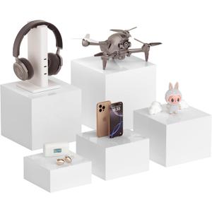 Extra Large White Acrylic Buffet Risers Cube Box Food Risers for Buffet Dessert Table 12 inch Set of 5 Display Stands for Weddings, Platters,Parties, Events, Decor Food Presentation, Shop Display Extra Large White Acrylic Buffet Risers Cube Box Food Risers for Buffet Dessert Table 12 inch Set of 5 Display Stands for Weddings, Platters,Parties, Events, Decor Food Presentation, Shop Display