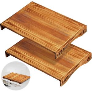 Juexica 2 Pcs 15" x 22" Rv Stove Top Cover Board for Countertop Cutting Board Stove Top Wood Cutting Board for Rv Camping, Electric Range, One Size