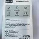 OSA Wireless Lavalier Microphone, Wireless Microphone for iPhone, Android Phone, Camera, Clip-on Plug & Play Auto-sync and Noise Reduction for Video Recording, Interview