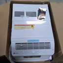 GE Profile ClearView Inverter Window Air Conditioner Unit, 10,300 BTU, U-Shaped Adjustable Depth, Energy Efficient Cooling up to 450 sq ft., Ultra Quiet, SMART Home Capable, Includes Remote, White