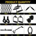 Cable Machine Attachment LAT Pulldown Attachments Cable Machine Accessories for Home Gym