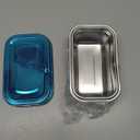 2 Pack Reusable Ice Cream Storage Containers for Freezer with Lids Stainless Steel Freezer Box Ice Cream Tub, Was used
