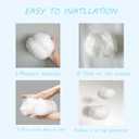 12 Pcs Artificial Cloud Props Imitation 3D Cloud Hanging Decorations Cloud Shape Room DIY Decorative Hanging Ornament for Stage Wedding Party Stage Show Decor (Small,Medium and Large Three Size)
