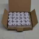 Lasts 2X Longer White Flameless Tealight Candles, 40 Pack, Batteries Included, Realistic Tea Lights Candles, Flickering Bright Tealights, Unscented Battery Operated Candles