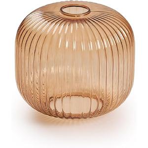 Fixture Replacement Globe Shade with 1.65 Inch Fitter, 8 Inch Diameter, E26 Base 1-5/8 Inch Fitter, Smoky Glass Lamp Shade Cover for Pendant Light