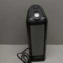 Lasko Oscillating Ceramic Tower Space Heater for Home with Overheat Protection, Adjustable Thermostat, and 2 Speeds, 15.7 Inches, Black, 1500W, CT16450