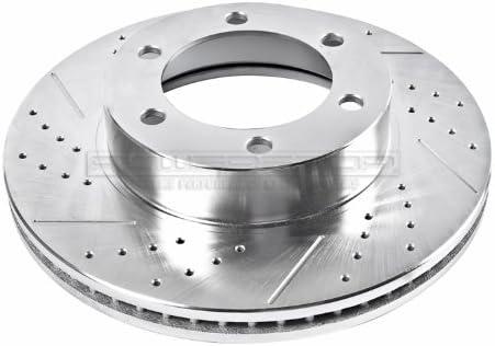 Power Stop JBR935XL JBR935XR Cross Drilled and Slotted Performance Brake Rotor - Left and Right 2 Pcs