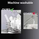 7 x 3 Pack 12" Replacement Straws, Compatible with Stanley Cup 40 ozReusable Straw with Straw Brush for Stanley Cup Accessories, for Stanley StrawsFood Grade & BPA Free(Translucent White)