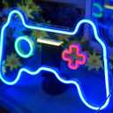 Neon Signs - 16''x11'' Gaming Lights LED Signs for Game Room Decor, PlayStation, Bedroom, Party Dcor