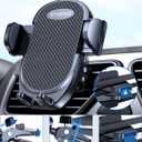 vanva Universal Air Vent Car Mount, [ Big Phones & Thick Case Friendly ] Cell Phone Holder for Car Hands Free Clamp Cradle Vehicle fit for All Apple Smartphone (Compact)