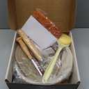 Superbaking Sourdough Starter Kit, 9" Round Banneton Bread Proofing Basket Set, Sourdough Bread Baking Supplies, Sourdough Tools with Silicone Bread Sling, Bread Making Tools, Baking Gifts