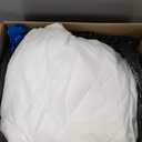 100% Waterproof Twin Size Mattress Topper,Thick Pillow Top Mattress Pad,Up to 21 Inch Deep Pocket,Soft Breathable Mattress Pad for Back Pain, Protector Cover(White)