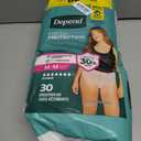 Depend Fresh Protection Adult Diapers, Incontinence Underwear for Women, Disposable, Maximum, Medium, Blush, 30 Count