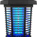 Bug Zapper Outdoor, Electric Mosquito Zapper, Fly Zapper Indoor Fly Traps, Mosquito Repellent Outdoor Patio & Backyard Covers 1/2 Acre, 4200V 3 Prong Plug, ABS Fireproof Plastic Outer