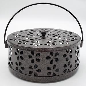 Mosquito Coil Holder, Portable Mosquito Coil Burner, Suitable for Indoor and Outdoor Camping (Bronze)