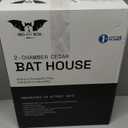 WildYard BIGBATBOX Wooden Outdoor Bat House Kit - Clean Your Backyard from Mosquitoes - Proven Designed to Attract Bats