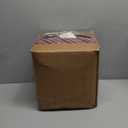 Heated Blanket Throw with 1/2/4/6/8 Hours Auto-Off 10 Heat Level, 50'' * 60'' Cozy Faux Rabbit Fur Bubble Electric Blanket with Overheat Protection(Beige)