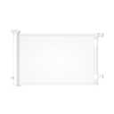 Retractable Baby Gates, Mesh Dog Gate for Doorways, 33.6" Tall, Expands to 55" Wide,Pet Safety Essential Fit for Baseboards, Wide Toddlers Gates for Hallways, Indoor & Outdoor,White