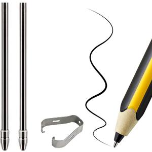 No Worn Out Fine Replacement Pencil Nibs Compatible with STAEDTLER Noris Digital Jumbo/Classic/Mini EMR Digital Pen Stylus, Titanium Alloy Ballpoint Tips fits for Noris EMR Pen,2 Pcs
