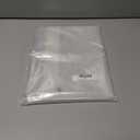 YellyHommy Clear Waterproof Plastic Snap in Shower Curtain Liner Replacement with 2 Magnets 71" W x 66" L for 72" W x 87" L Transparent