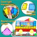 106Pcs Christmas Magnetic Tiles, Magnetic Building Blocks, Preschool Montessori Toys Gift for 3+ Year Old Boys and Girls, Sensory Toys for Kids Aged 3-5 and 4-8, Ideas for Toddler with Autism