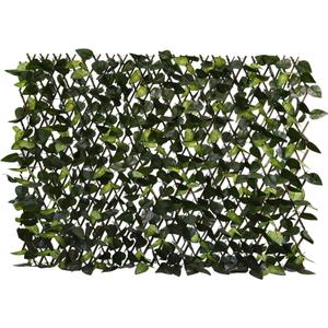Expandable Fence Privacy Screen for Balcony Patio Outdoor,Decorative Faux Ivy Fencing Panel,Artificial Hedges (Single Sided Leaves)