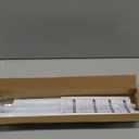 Shower Curtain Rod 42-73 Inch White Shower Rod 7/8" Tension Curtain Rod Adjustable Curtain Rods No Drilling Shower Tension Rod Shower Curtain Tension Rod for Bathroom Windows Doorways