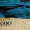 Oaktiv Inflatable Tents for Camping - CloudCamp 4-6 Person Blow Up Tent, Self Inflating Glamping Tent with Pump, 210D Oxford Waterproof, UV50+ Protection, 4-Season Air Tent for Adults, No Tarps Tent