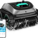 Pool Robot Vacuum for Inground Pools, 4-in-1 Cordless Robotic Pool Cleaner Lasts 150min, Triple-Motor up to 1,614 Sq.ft, Smart APP Support, Auto Wall & Waterline Cleaning