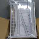 REALINN Under Sink Organizer, Pull Out Cabinet Organizer 2 Tier Slide Out Sink Shelf Cabinet Storage Shelves, Under Sink Storage for Kitchen Bathroom Cabinet, White, 1 Pack