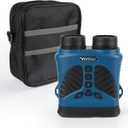 Vivitar - Digital Camera Binocular, 16MP High-Resolution Photos, Full QHD 2.7K Video, Day & Night Use, Compact Design, Soft Rubber Drop-Resistant Red Body, for Sports, Travel & Outdoors (Blue)
