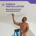 Kidde Smoke & Carbon Monoxide Detector, AA Battery Powered, Voice Alerts, LED Warning Light Indicators, 30CUDR-V (1 Pack)