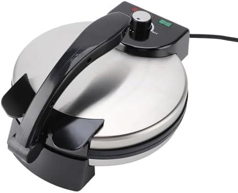 GOWENIC 10 Inch Electric Tortilla Maker, Tortilla and Roti Maker, Tortilla Maker Press, Knob Temperature Control Anti Stick Roti Maker Machine