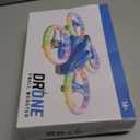 Drone for Kids and Beginner with Led Light, Small Indoor Rc Light Up Drone with 360 Flip, 2 Batteries, Kids Flying Toy Gift for Boy and Girl (Dark Blue)