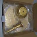 Darnell Nehemiah 12 inch Gold Cake Stand: Metal Cake Holder Stand - white cupcake stand For Wedding Reception Birthday (12inch Gold)