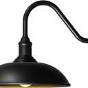 Large 18in Dusk to Dawn Outdoor Barn Lights, Classic Gooseneck Light Up The Night, Suitable for Porch, Farmhouse, Garage Lighting