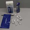 AquaSonic Water Flosser - Cordless Rechargeable Water Flossers for Teeth Cleaning - Waterproof Aqua Flosser, Portable Oral Irrigator for Dental Cleaning with 5 Jet Tips  Braces Home Travel (Sapphire Blue)