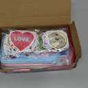 48 Pack Valentines Day Cards for Kids School with Water Bottle Cards and 200Pcs Stickers, Valentine Exchange Card for Boys & Girls, Classroom School Party Favor