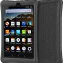 11189 Amazon Fire HD 8 Black Case Protective Silicone Rubber Tablet Cover
