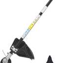 Replacementpart brushCutter Trimmer Attachment Compatible with Worx Troy-Bilt Sunseeker brushcutter Trimmers Black